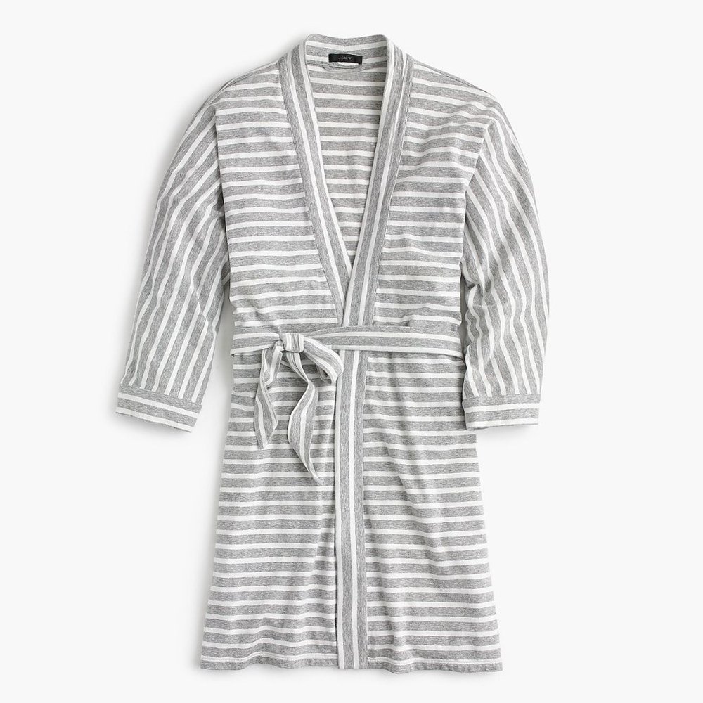 Striped Cotton Robe